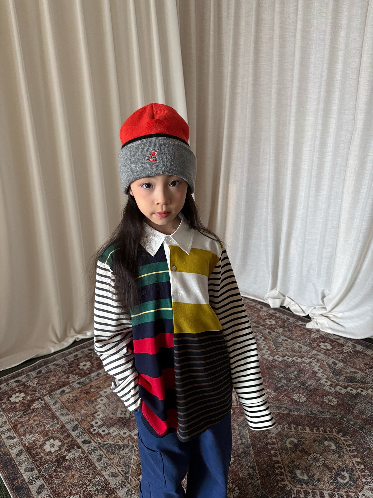 yummy&rocky | Micro Brushed Denim Cargo Pants ピーチ起毛デニムカーゴパンツ【mh0020102】