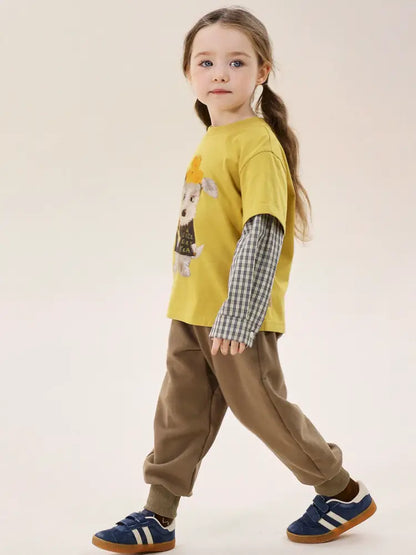 -ベーシックスウェットジョガーパンツ【mh0011301】 - mamahalo shop - ロングパンツ・スウェットパンツ -  べビー服 - 子供服 - 男の子 - 女の子