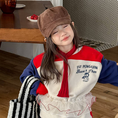 -長袖スウェット プルオーバー フリース素材 カジュアルトップス【mh0011401】 - mamahalo shop - トレーナー・フーディ -  べビー服 - 子供服 - 男の子 - 女の子