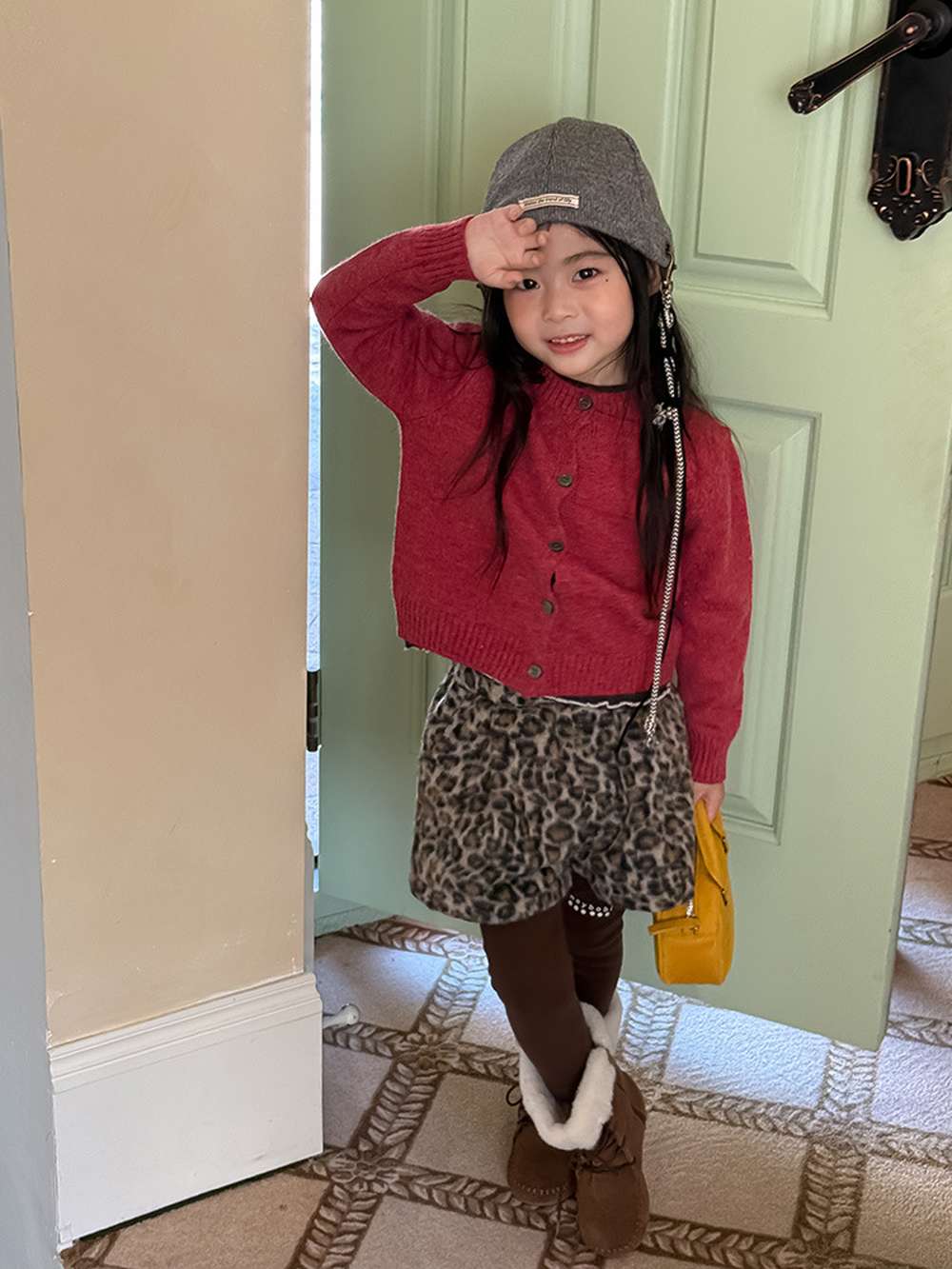 ショートパンツ レオパード柄 ウエストゴム ボトムス【mh0011454】