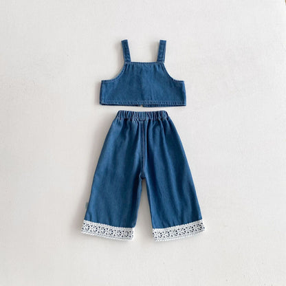 Denim Three-Piece Set デニム セットアップ【mh0012094】