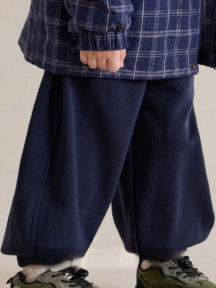 Pantalón de chándal jogger holgado con bolsillos con cremallera para niños y jóvenes [mh0014236]