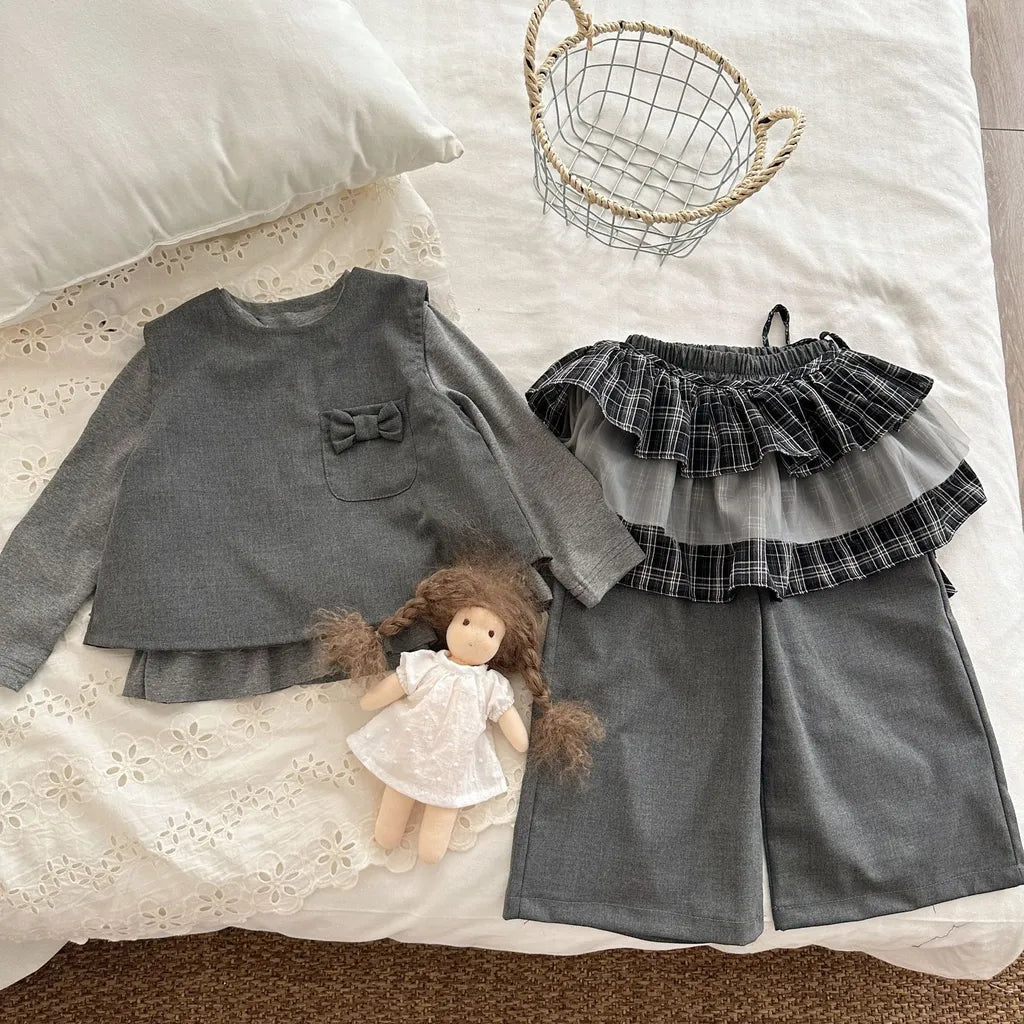 -チェックチュールレイヤードミニスカート【mh0011268】 - mamahalo shop - スカート -  べビー服 - 子供服 - 男の子 - 女の子