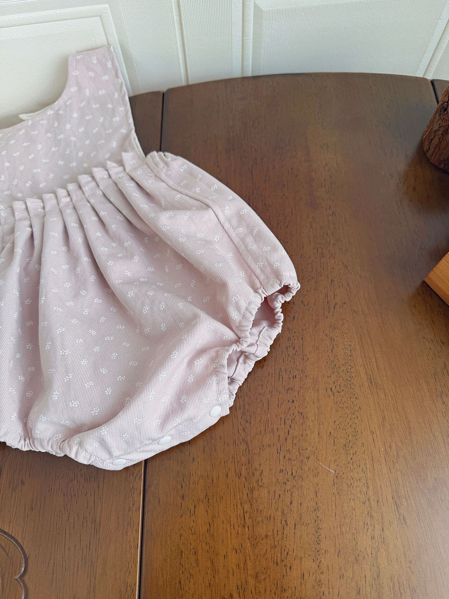 Floral Twill Suspender Romper 花柄 ツイル サスペンダー ロンパース【mh0012154】