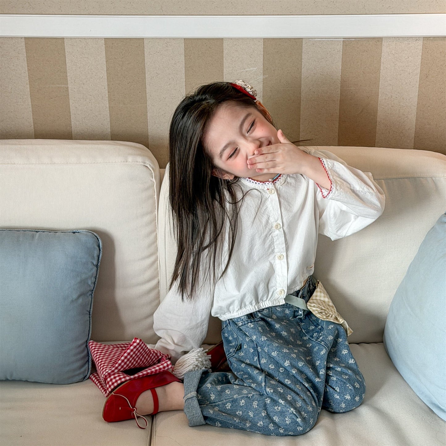 Spring Denim Pants Relaxed Pants デニム リラックスパンツ【mh0012085】