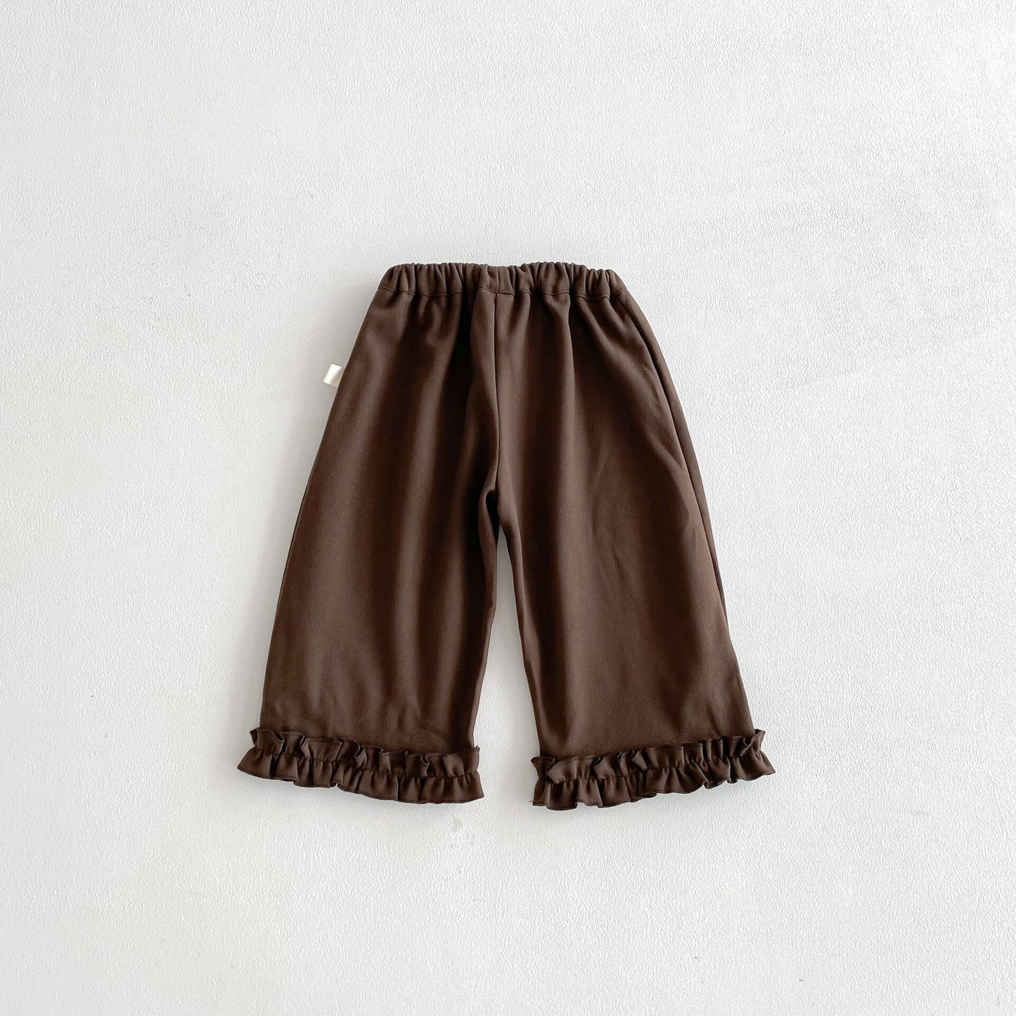 Lace Trim Straight Pants レース フリル ストレートパンツ【mh0012093】