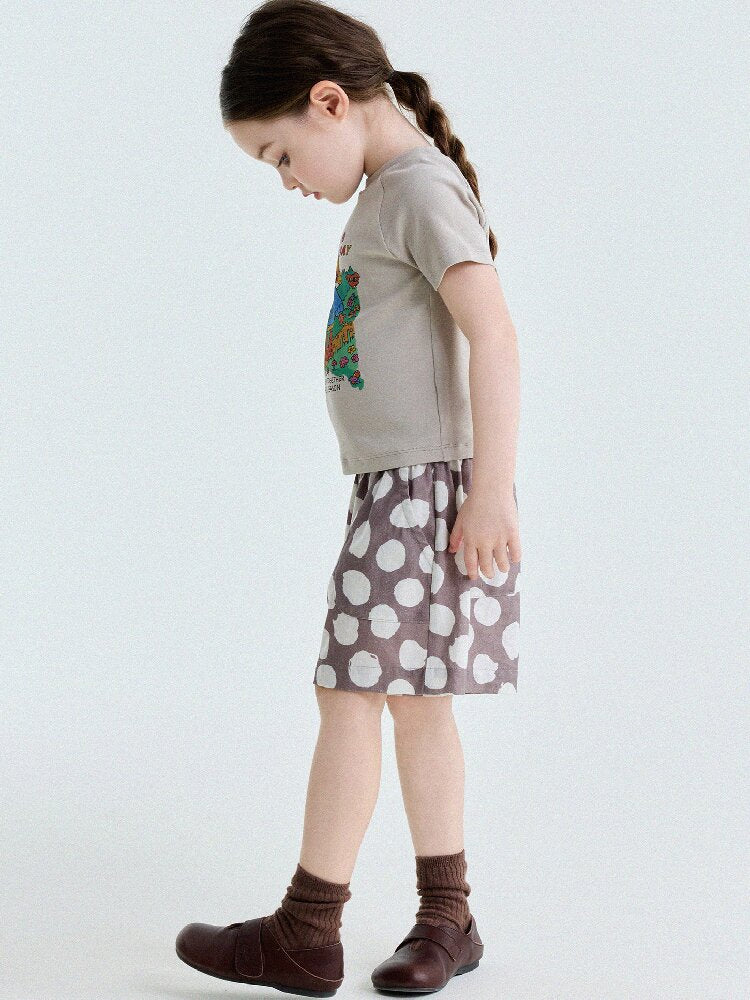 Polka Dot Cotton Linen Breathable Shorts ドット柄 ショートパンツ【mh0013206】