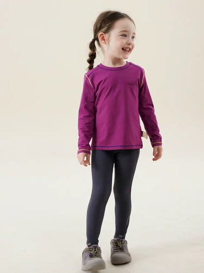 -切り替えステッチ長袖Tシャツ【mh0011300】 - mamahalo shop - 長袖Tシャツ -  べビー服 - 子供服 - 男の子 - 女の子