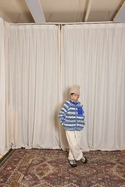 yummy&rocky | Imitation Lambswool Zipper Shirt スタンドカラーボアジップシャツ【mh0020098】