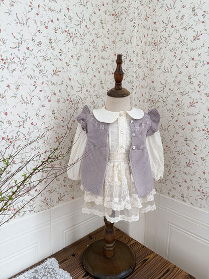 Lace Trimmed Culotte Shorts レース切替 キュロットパンツ【mh0012153】