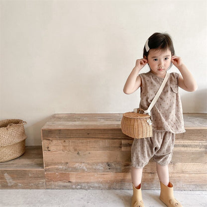 Polka Dot Sleeveless & Shorts Set ドット柄 ノースリーブ セットアップ【mh0012141】