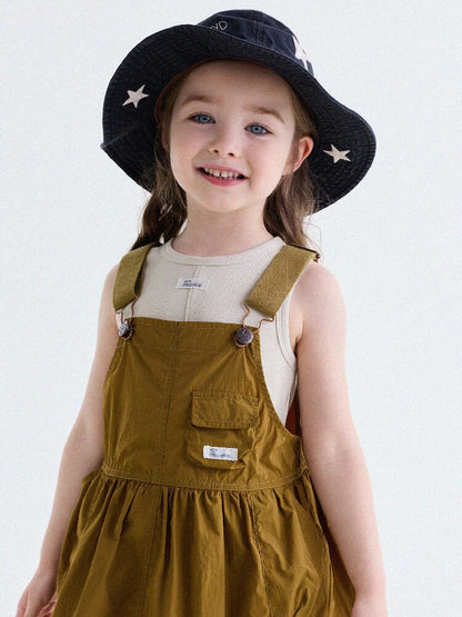 Multi Pocket Layering Bib Skirt ワークテイスト サロペットワンピース【mh0013188】