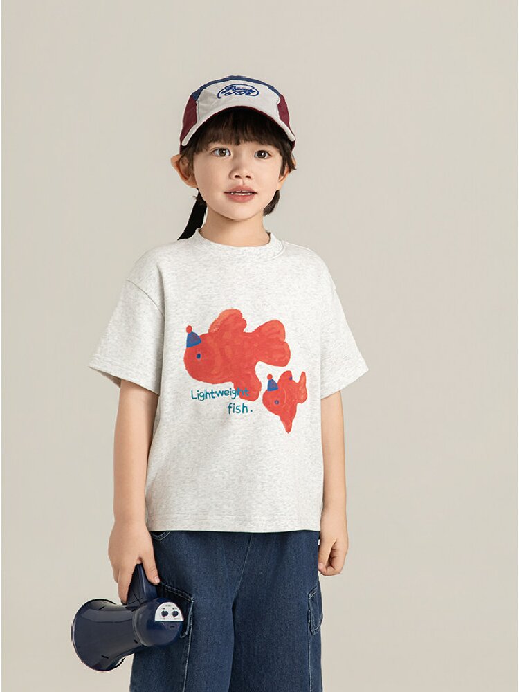Cute Animal Graphic Cotton T-shirt アニマル プリント コットン Tシャツ【mh0012741】
