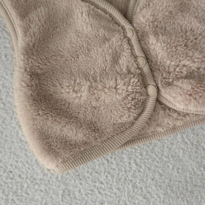 -バイピングシンプルフリース前あきベスト【mh0011200】 - mamahalo shop - ベスト -  べビー服 - 子供服 - 男の子 - 女の子