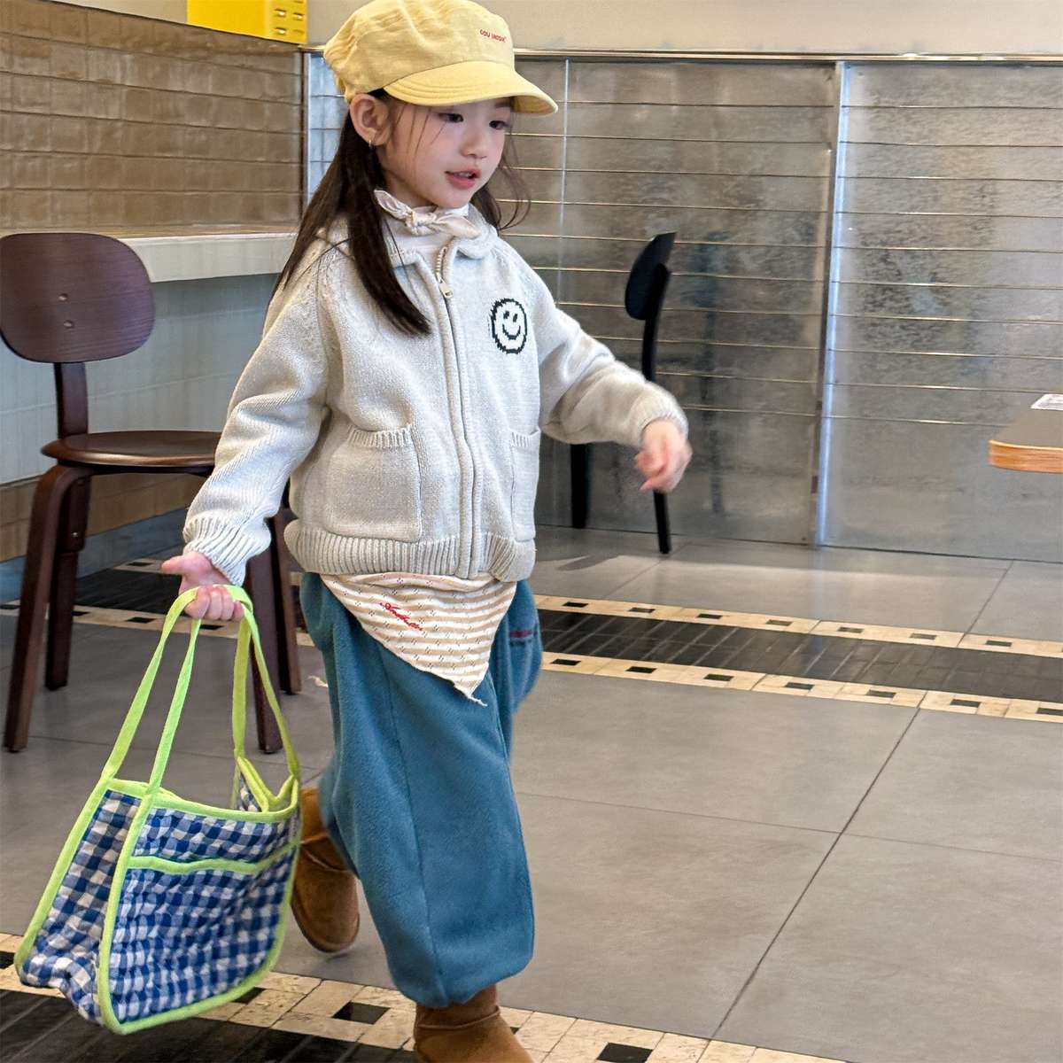 -フリーススウェットパンツ ルーズシルエット あったか長ズボン【mh0011423】 - mamahalo shop - ロングパンツ・スウェットパンツ -  べビー服 - 子供服 - 男の子 - 女の子