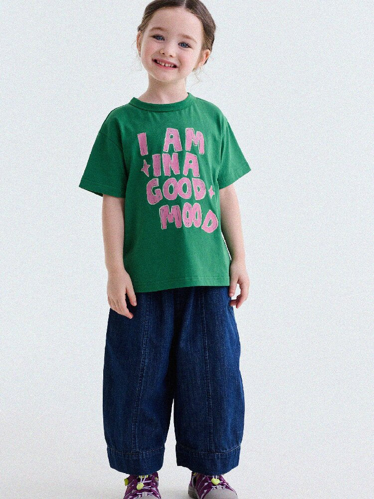 Lettering Graphic Short-Sleeved T-Shirt ビッグシルエット 半袖Tシャツ【mh0013196】