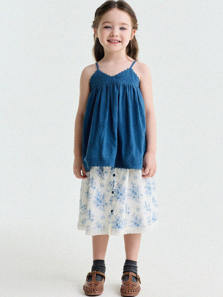 French Floral Lace Cotton Skirt レース ショートスカート【mh0013204】