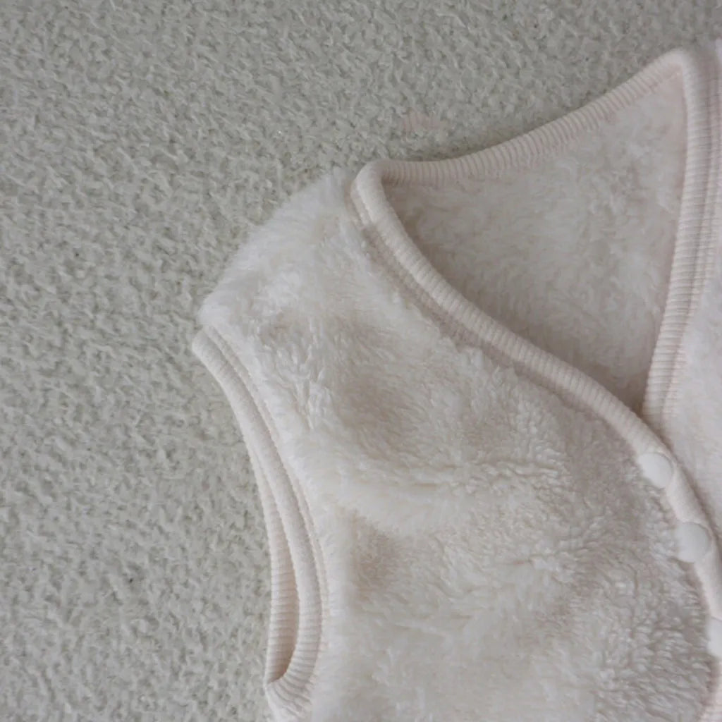 -バイピングシンプルフリース前あきベスト【mh0011200】 - mamahalo shop - ベスト -  べビー服 - 子供服 - 男の子 - 女の子