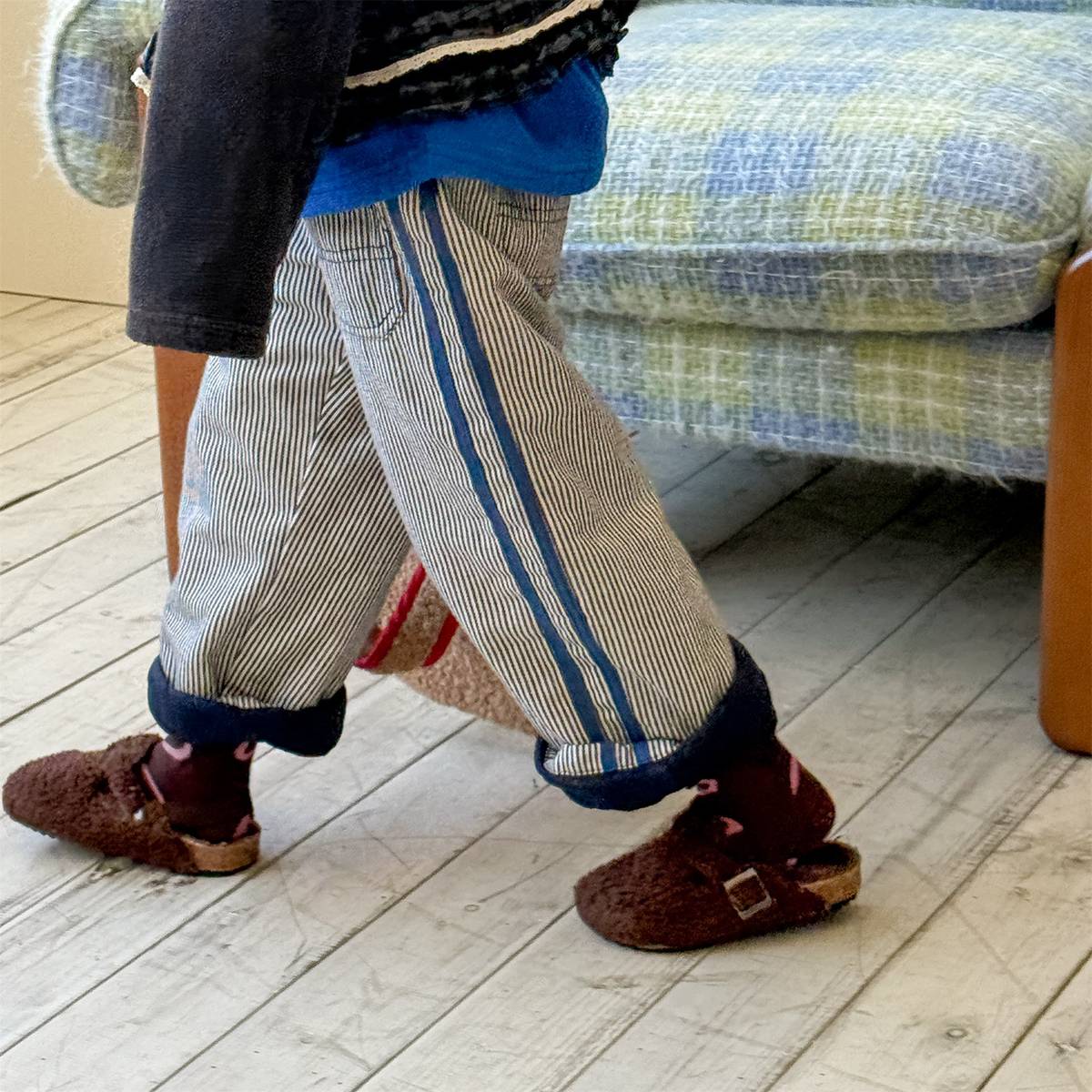 -デニムロングパンツ 裏キルティング 中綿入り ジーンズ 長ズボン【mh0011403】 - mamahalo shop - ロングパンツ・スウェットパンツ -  べビー服 - 子供服 - 男の子 - 女の子