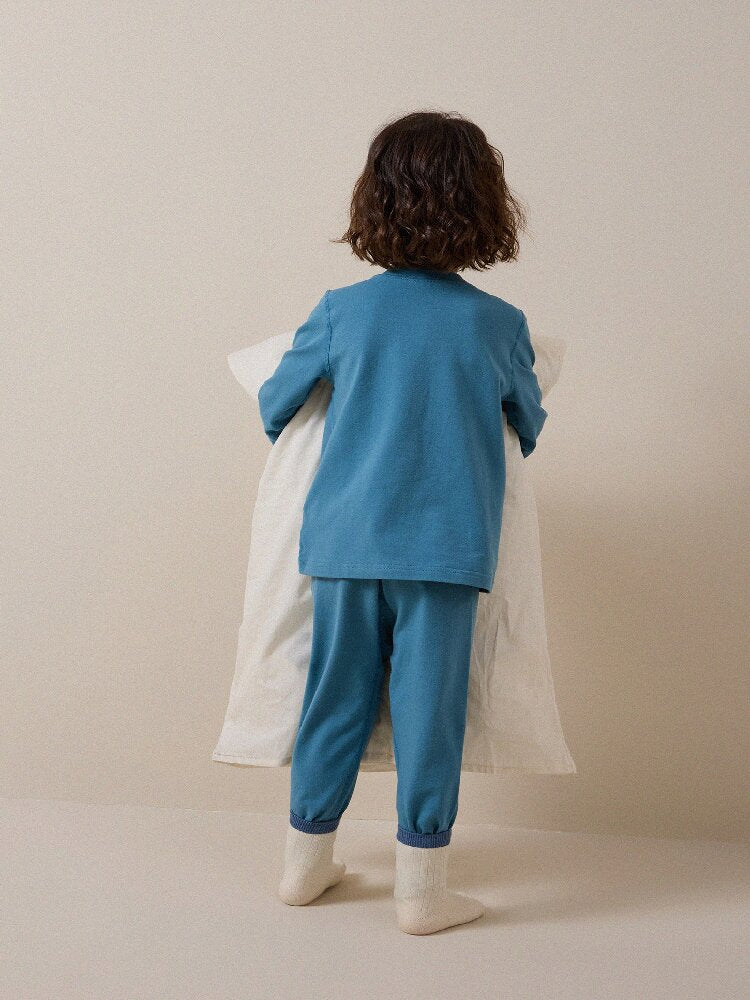 Conjunto de camiseta de manga larga y pantalón largo para niños [mh0014243]