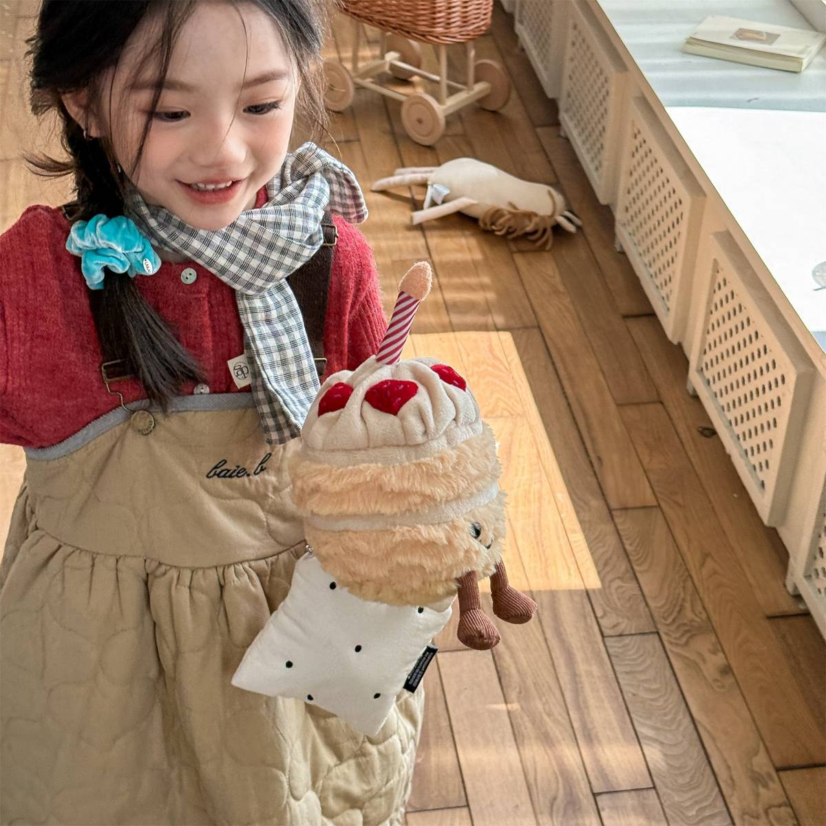 -キルティング サロペットスカート ジャンパースカート 中綿入り【mh0011419】 - mamahalo shop - ノースリーブワンピース -  べビー服 - 子供服 - 男の子 - 女の子