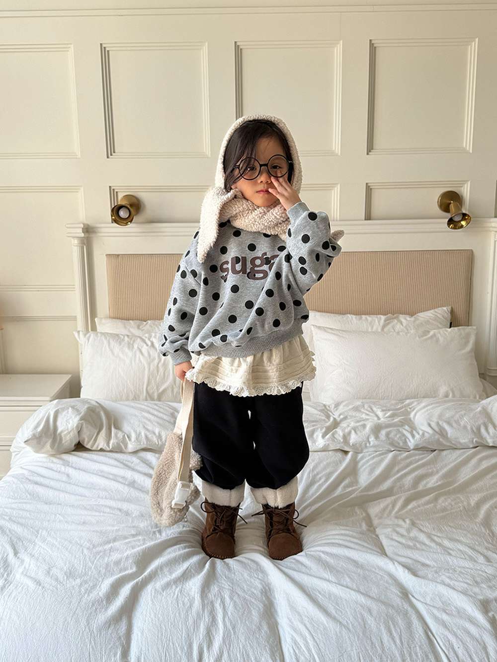 裏起毛長袖トレーナー | ロゴプリントビッグシルエット | オーバーサイズスウェット【mh0011466】