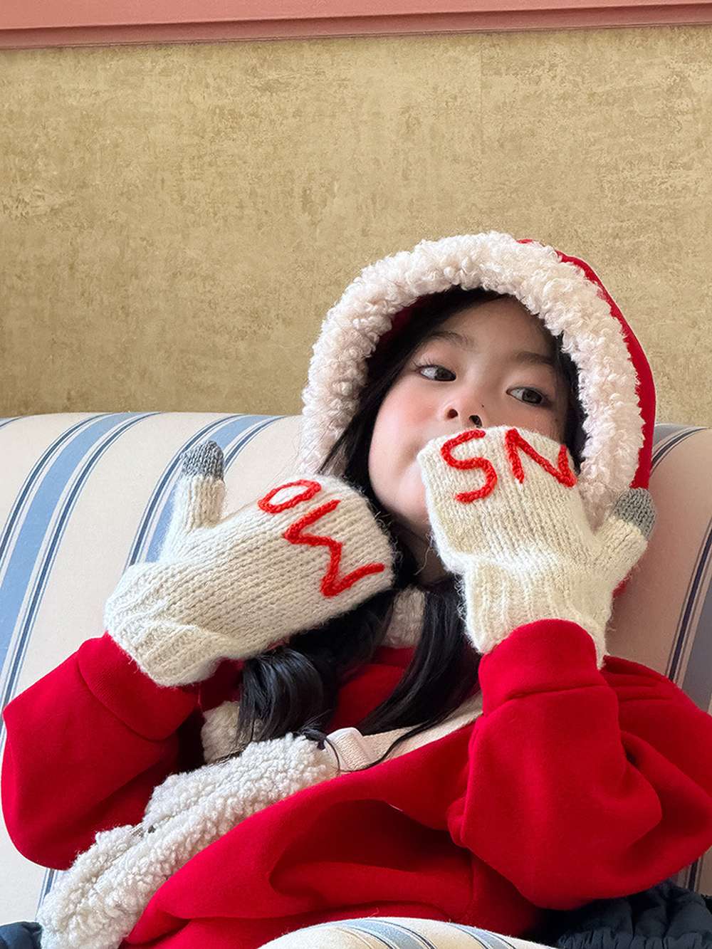 長袖スウェットパーカー 裏起毛 もこもこフード付 長袖フーディー 【mh0011457】