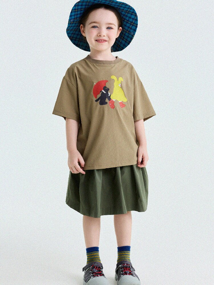 Cartoon Graphic Quick-Dry Short-Sleeved T-Shirt ドライ 半袖Tシャツ【mh0013193】