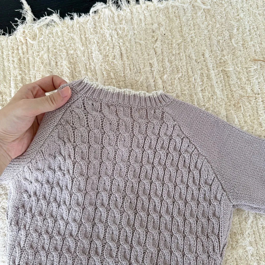 -ケーブルニットカーディガン+ショートパンツ 2点セット【mh0011169】 - mamahalo shop - 長袖セットアップ -  べビー服 - 子供服 - 男の子 - 女の子