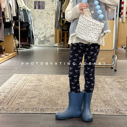 Printed Leggings Spring Pants プリント レギンス パンツ【mh0012044】