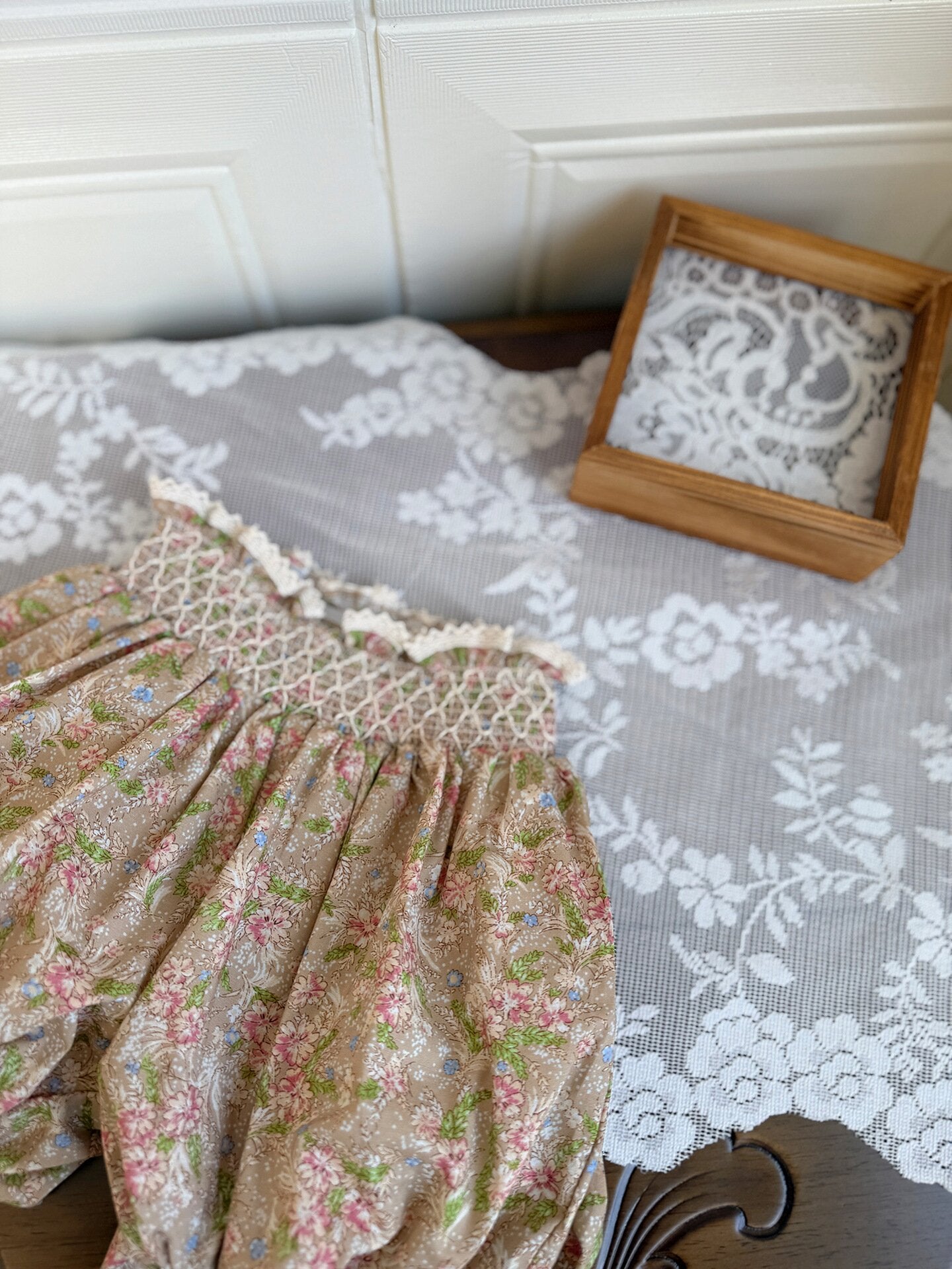 Lace Floral Lantern Shorts レース付花柄ランタンショーツ【mh0012114】