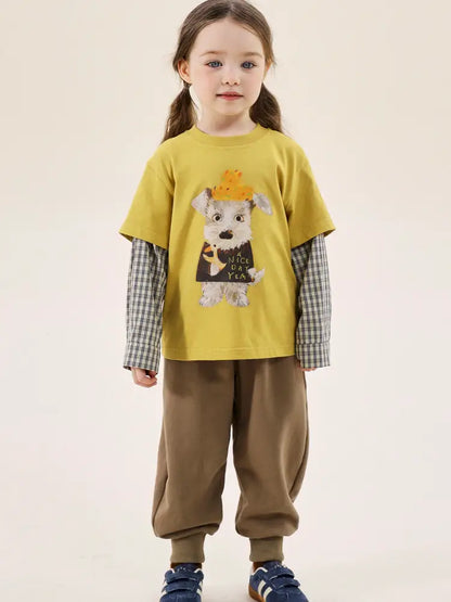 -ベーシックスウェットジョガーパンツ【mh0011301】 - mamahalo shop - ロングパンツ・スウェットパンツ -  べビー服 - 子供服 - 男の子 - 女の子