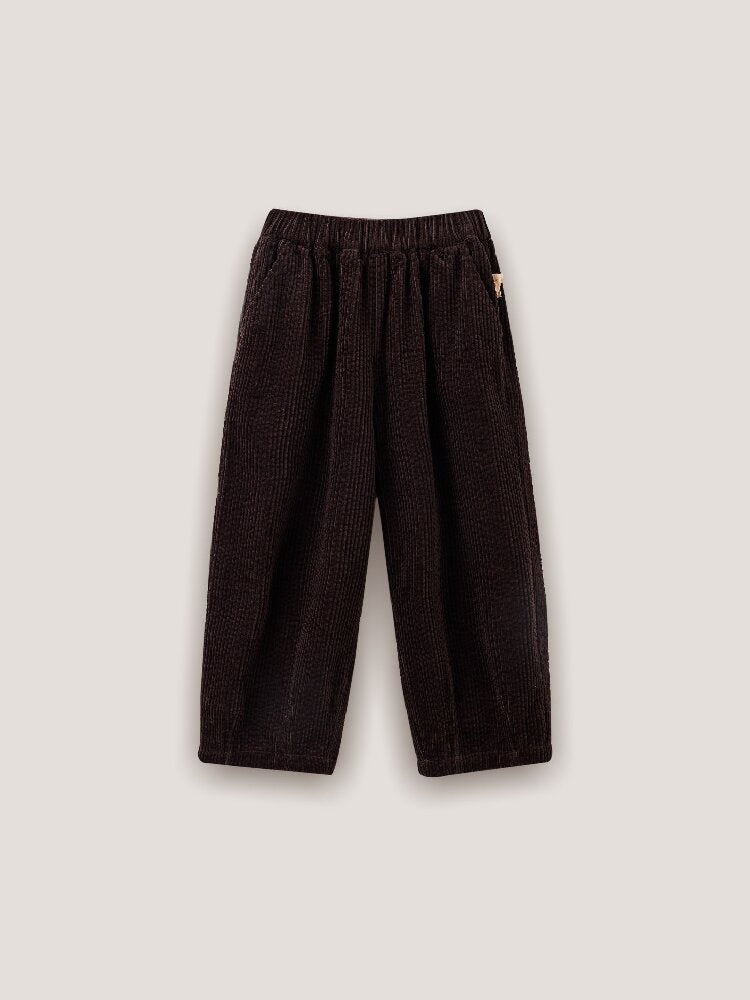 キッズ ジュニア コーデュロイ テーパード ロングパンツ【mh0014256】
