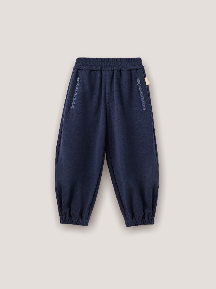 Pantalón de chándal jogger holgado con bolsillos con cremallera para niños y jóvenes [mh0014236]