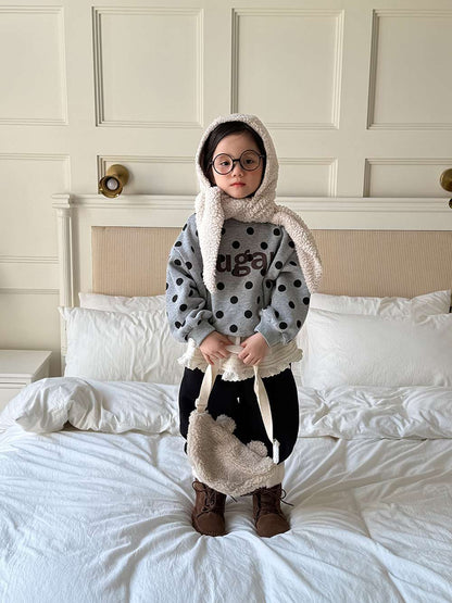 裏起毛長袖トレーナー | ロゴプリントビッグシルエット | オーバーサイズスウェット【mh0011466】