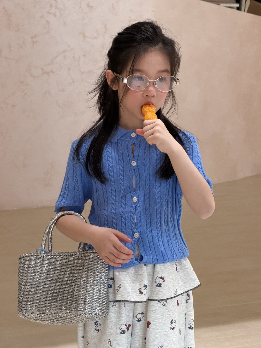 Lapel Knitted Short Sleeve Polo Shirt 襟付き半袖ニットポロシャツ【mh0012102】