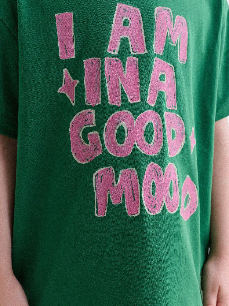 Lettering Graphic Short-Sleeved T-Shirt ビッグシルエット 半袖Tシャツ【mh0013196】