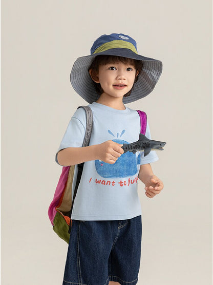 Cute Animal Graphic Cotton T-shirt アニマル プリント コットン Tシャツ【mh0012741】