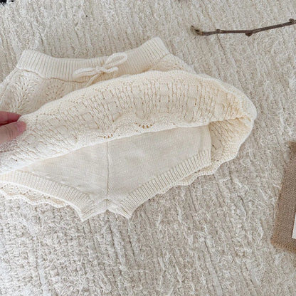 -クロシェ編みフリルニットンツインスカート【mh0011144】 - mamahalo shop - スカート -  べビー服 - 子供服 - 男の子 - 女の子