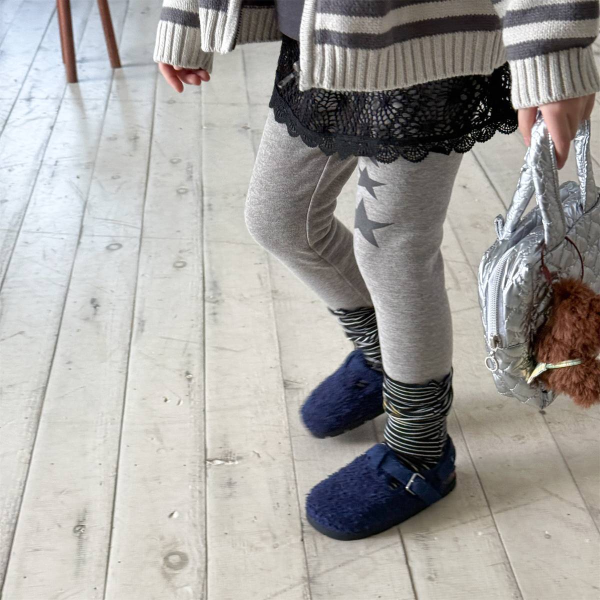 -裏起毛レギンス 星スタープリント 無地 暖かスパッツ ロングパンツ【mh0011406】 - mamahalo shop - レギンスパンツ -  べビー服 - 子供服 - 男の子 - 女の子