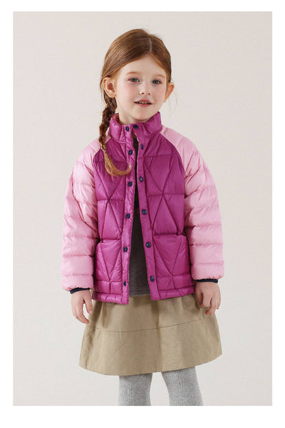 -キッズ ダウンジャケット 90%ホワイトダックダウン 撥水 軽量 アウター【mh0011344】 - mamahalo shop - ショートコート・ジャケット・ジャンパー -  べビー服 - 子供服 - 男の子 - 女の子