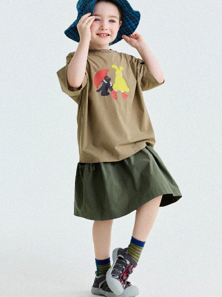 Cartoon Graphic Quick-Dry Short-Sleeved T-Shirt ドライ 半袖Tシャツ【mh0013193】