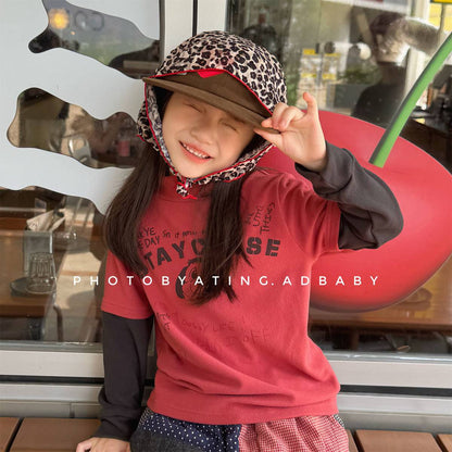 -長袖Tシャツ 裏起毛 ハイネック ドッグプリント インナー【mh0011417】 - mamahalo shop - 長袖Tシャツ -  べビー服 - 子供服 - 男の子 - 女の子