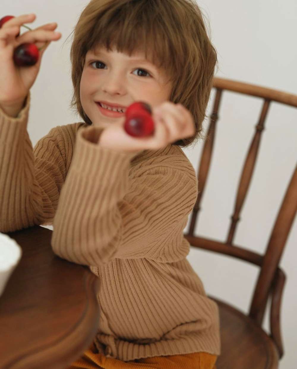 長袖カーディガン Vネック リブニット ベーシックトップス【mh0011548】