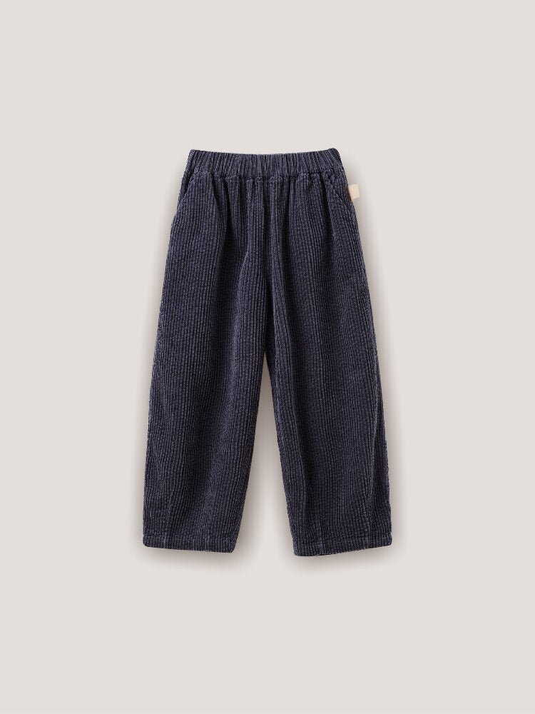 キッズ ジュニア コーデュロイ テーパード ロングパンツ【mh0014256】