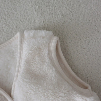 -バイピングシンプルフリース前あきベスト【mh0011200】 - mamahalo shop - ベスト -  べビー服 - 子供服 - 男の子 - 女の子