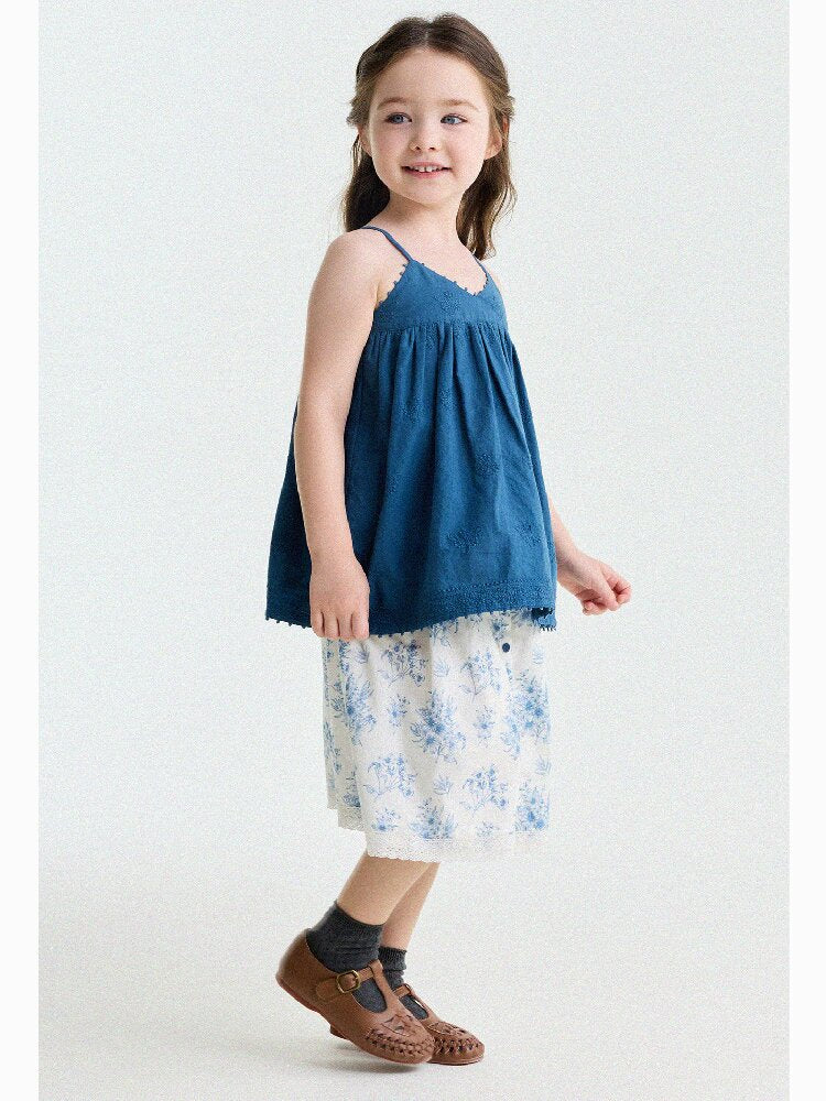 French Floral Lace Cotton Skirt レース ショートスカート【mh0013204】