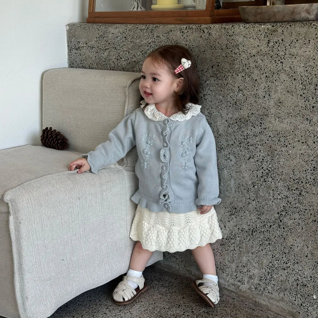 -クロシェ編みフリルニットンツインスカート【mh0011144】 - mamahalo shop - スカート -  べビー服 - 子供服 - 男の子 - 女の子