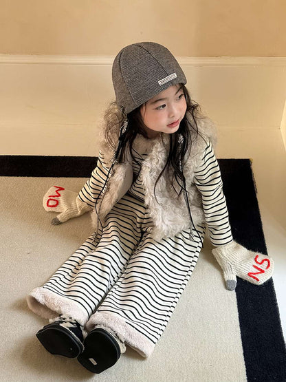 フェイクファーベスト | 中綿入り | プリンセスラインボアトップス【mh0011470】