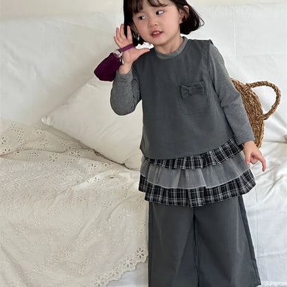 -チェックチュールレイヤードミニスカート【mh0011268】 - mamahalo shop - スカート -  べビー服 - 子供服 - 男の子 - 女の子